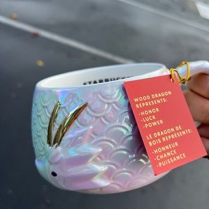 Starbucks Dragon Ceramic Mug Lunar New Year 14oz